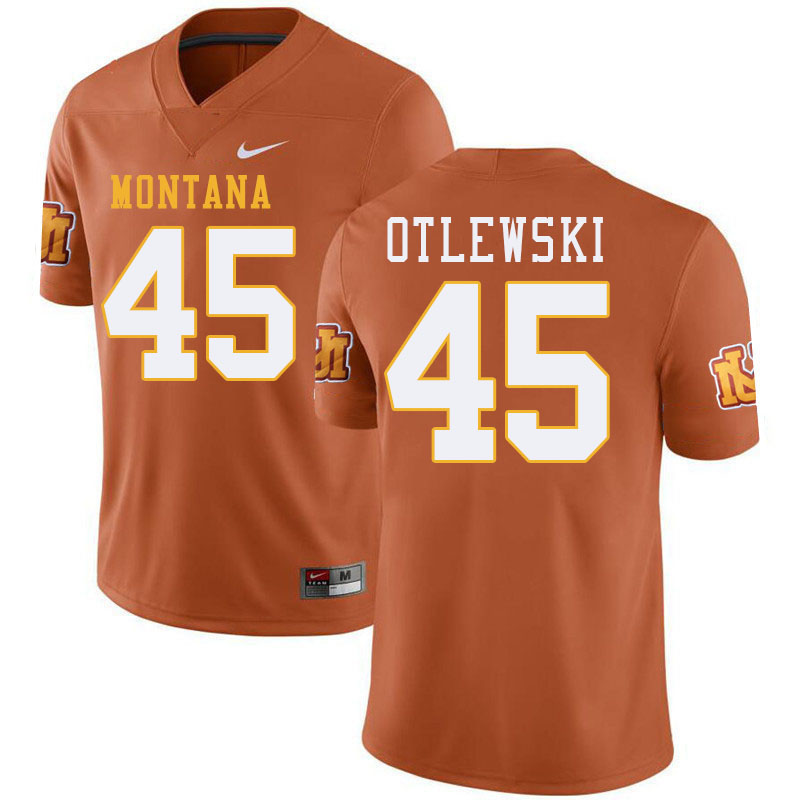Montana Grizzlies #45 Caleb Otlewski College Football Jerseys,Uniforms Stitched Sale-Throwback